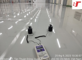 CUNG CẤP VÀ THI CÔNG SƠN EPOXY KIỂM SOÁT TĨNH ĐIỆN, DỰ ÁN GUNZE, KCN TÂN THUẬN - TP HCM